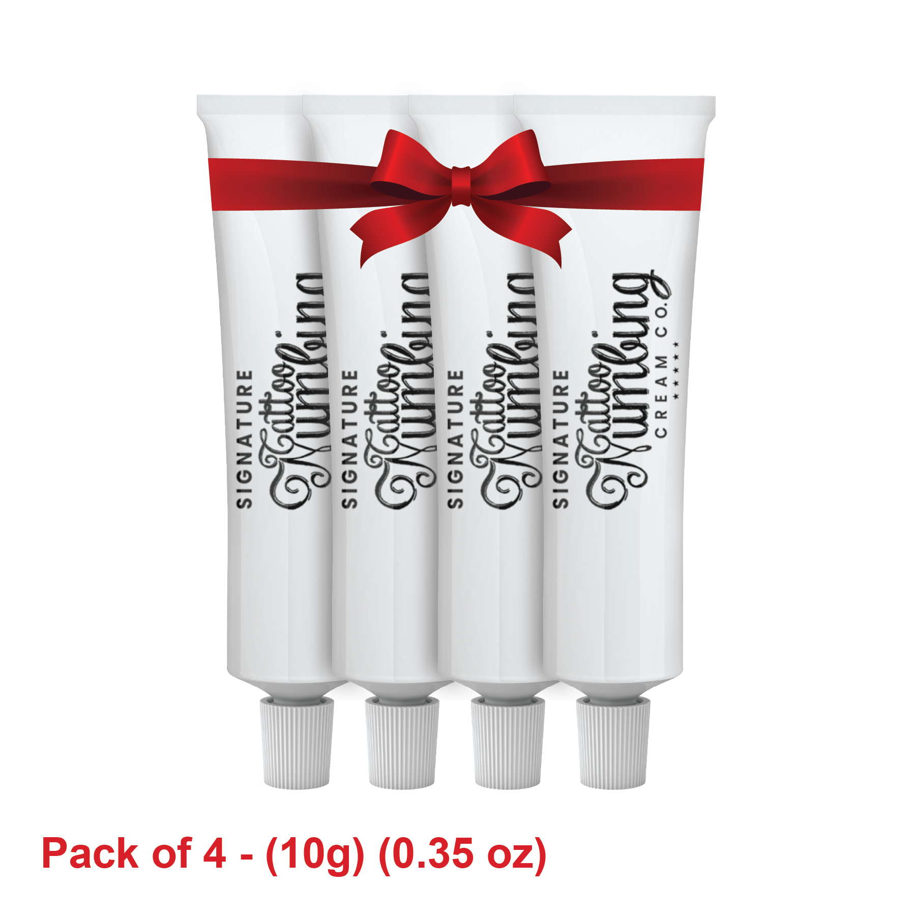 Signature Tattoo Numbing Cream Pack of 4 - (10g) (0.35 oz) + 1 Free (For Today Only)